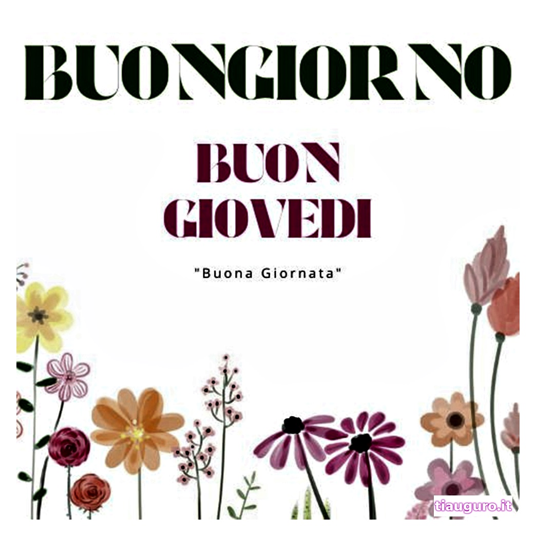 Immagini Buon Giovedì