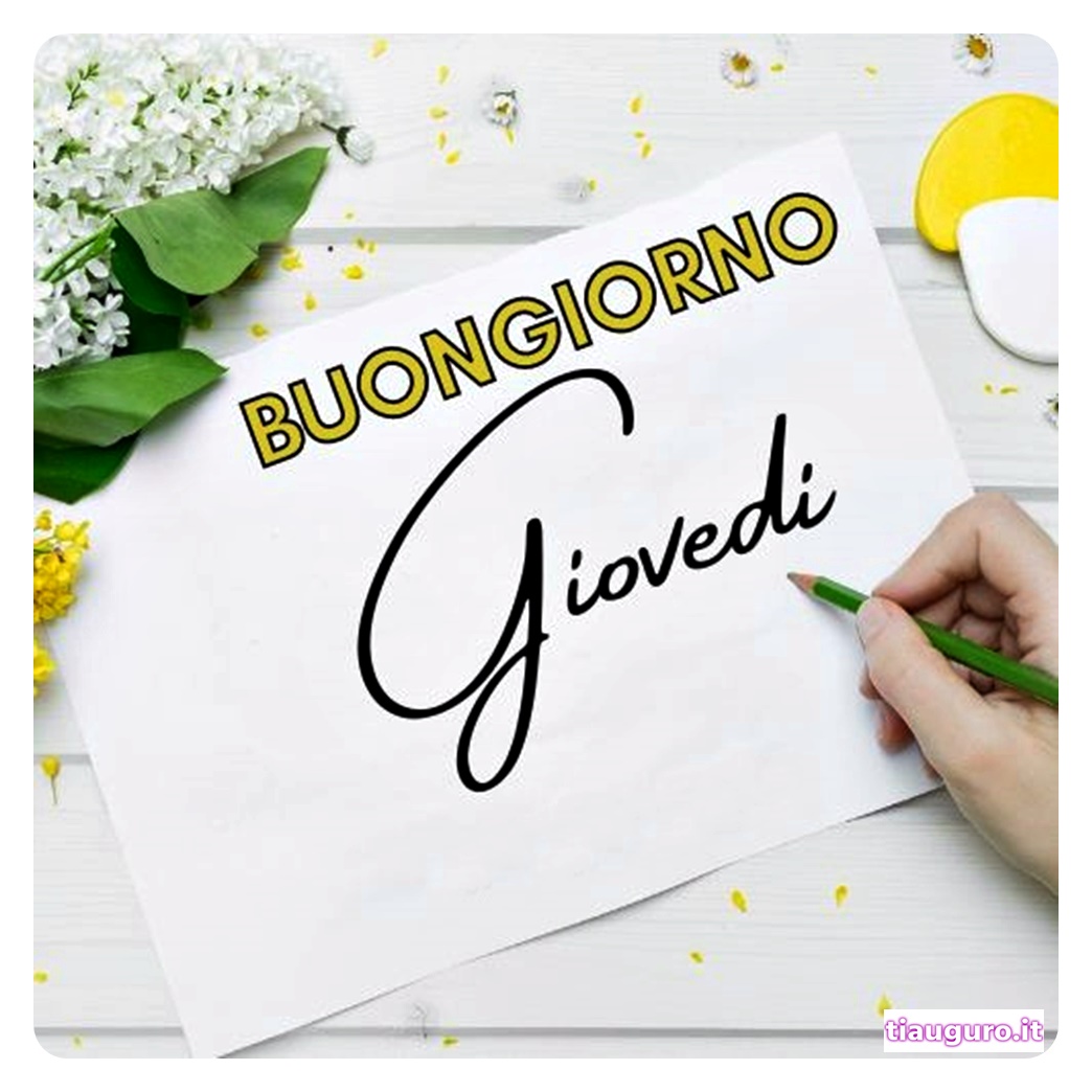 Immagini Buon Giovedì