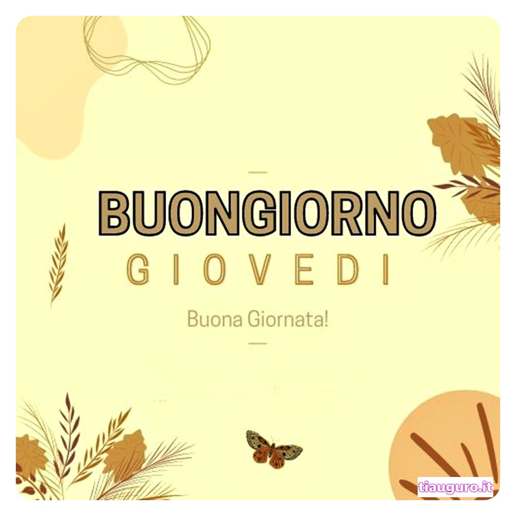 Immagini Buon Giovedì