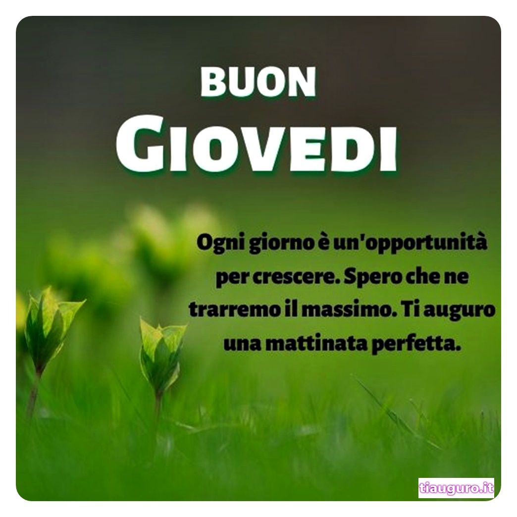 Immagini Buon Giovedì
