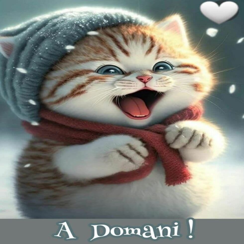 Immagini buongiorno con gatti