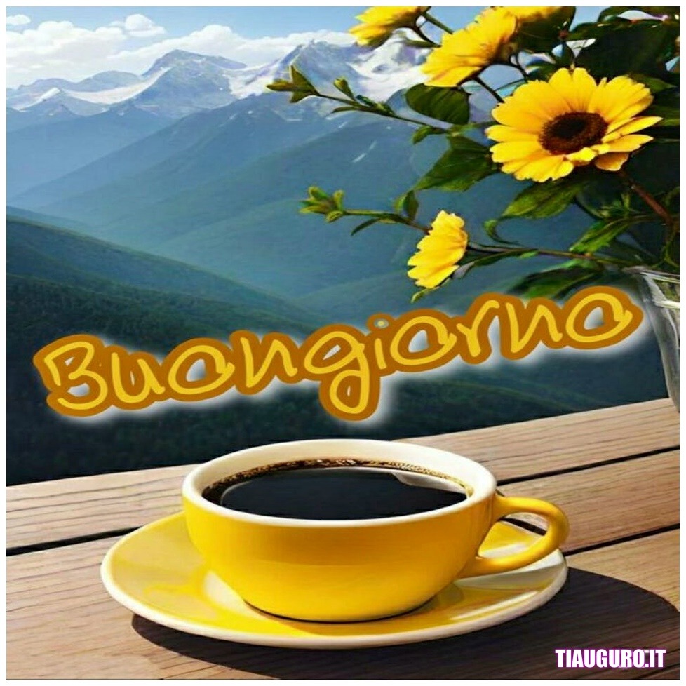 immagini Buongiorno con caffè