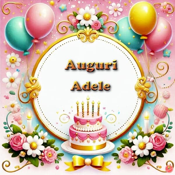 immagini buon compleanno Adele