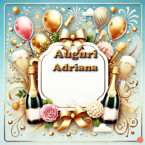 immagini buon compleanno Adriana