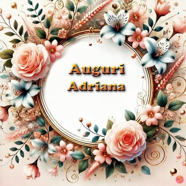immagini buon compleanno Adriana