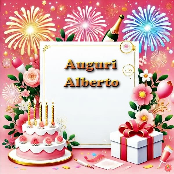 immagini buon compleanno Alberto